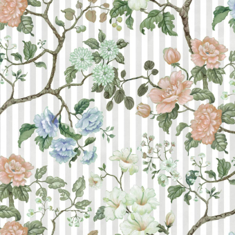 Panoramatapete Rose Stripe