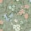 Papier peint panoramique Rose Stripe Rebel Walls Green R18680