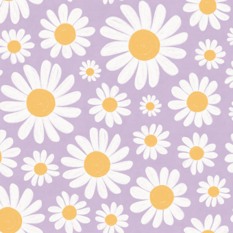 Carta da parati panoramica Dashing Daisies