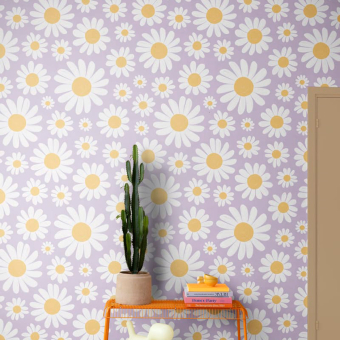 Carta da parati panoramica Dashing Daisies
