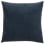Coussin Edouard Toiles de Mayenne bleu canard / carbone /HC844