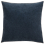 Edouard Cushion Toiles de Mayenne bleu canard / carbone /HC844