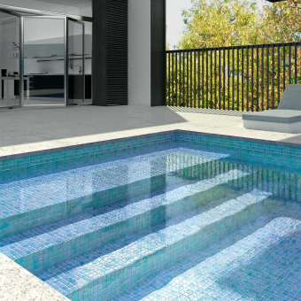 Confezione da 2 scatole, 4 m² - Mosaico di conchiglie 38 mm