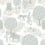 Tapete Jardin de la Vie Littlephant White/Dusty Blue /1538