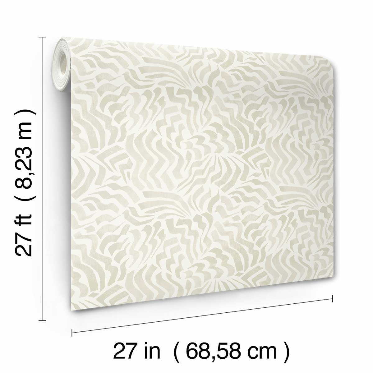 Zora Wave Wallpaper - York Wallcoverings