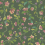 Carta da parati Flora Cole and Son Fuchsia on Racing Green 124/3019