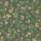 Flora Wallpaper Cole and Son Fuchsia on Racing Green 124/3019