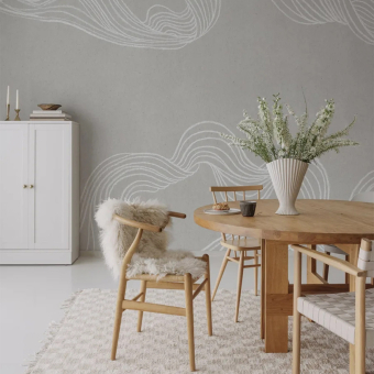 Papel pintado Stripes by Hand
