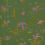Hummingbirds Wallpaper Cole and Son Fuchsia on Racing Green 124/1005