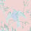 Hummingbirds Silk Cole and Son Blush F125/1001