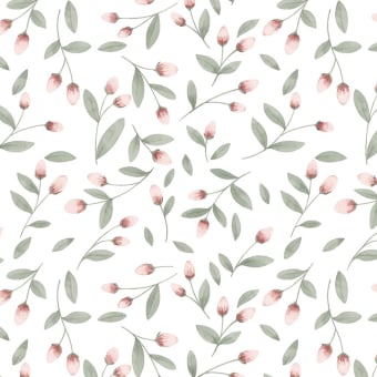Papier peint Boutons de Fleurs