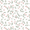 Carta da parati Boutons de Fleurs Lilipinso Vert / Rouge H0784