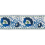 Galon Enamel Flower Designers Guild Indigo TRDG0023/01