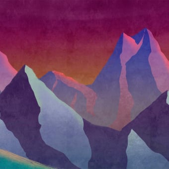 Papier peint panoramique Altitude