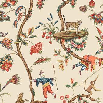 Carta da parati Chinoise Exotique