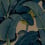 Hinson Palm Grasscloth Wall Covering Jannelli & Volpi Blue Lagoon 26014