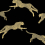 Papel pintado Leaping Cheetah Jannelli & Volpi Black And Gold 26019