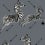Zebras Wallpaper Jannelli & Volpi Charcoal 26005