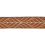Brasilia jacquard Braid 80mm Houlès Terracotta 32033-9400