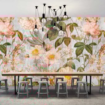 Papier peint panoramique Rose