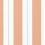 Papier peint Bramante Stripe Osborne and Little Terracotta W7980-02