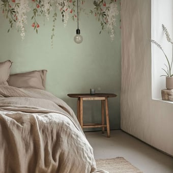 Carta da parati panoramica Fresque Glycine