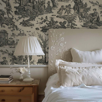 Panoramatapete Toile de Jouy