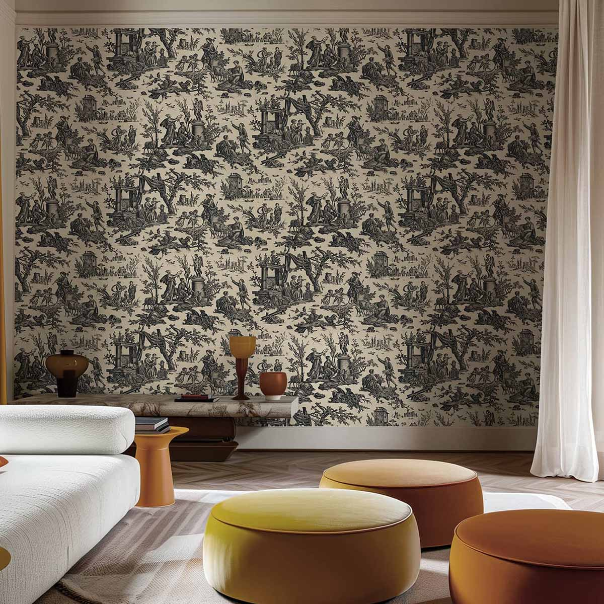 Toile de Jouy Panel - Koziel
