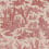 Carta da parati panoramica Toile de Jouy Koziel Rouge CUST-TDJ2