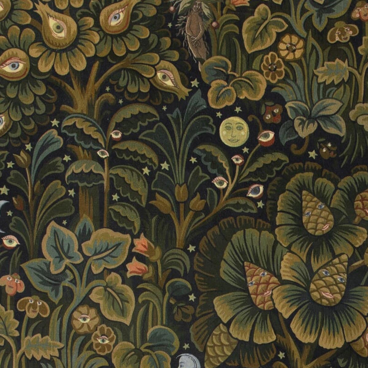 Panoramatapete Moon Garden House of Hackney Etoffe com 