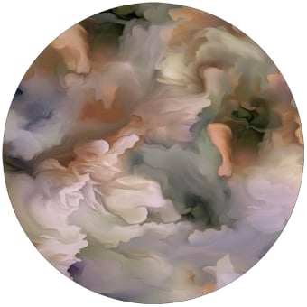 Tappeti Aqua Flora Round