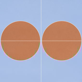Färgblock Circle Out Porcelain stoneware