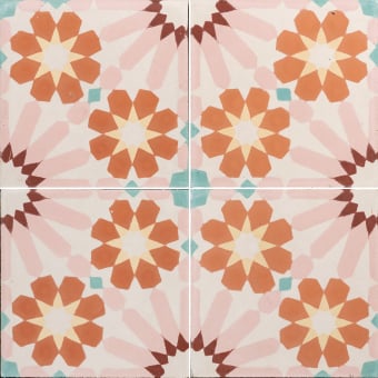 Zementfliese Summer Flower
