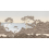 Carta da parati panoramica Port-Cros Isidore Leroy Bleu ocre A-B-C-D-Bleu ocre
