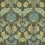 Papier peint Myrtle Midbec Green / Blue / Yellow myrtle_82060