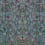 Panoramatapete Vine Embroidery Midbec Blue HT84002