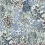 Papier peint Kukkameri Marimekko Bleu MD_25935