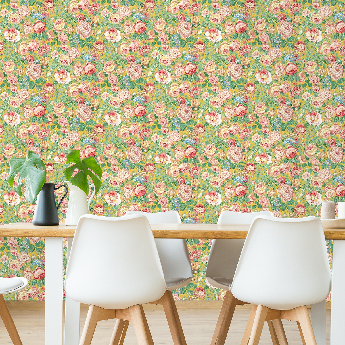 Papier peint Grande Rose - Jannelli \u0026 Volpi, image size:1200x1200