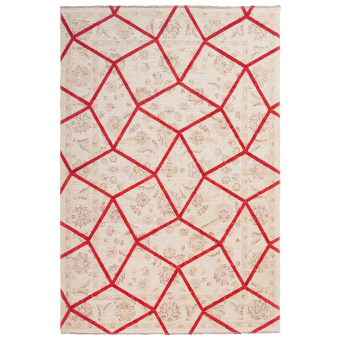 Tapis Double Layer red