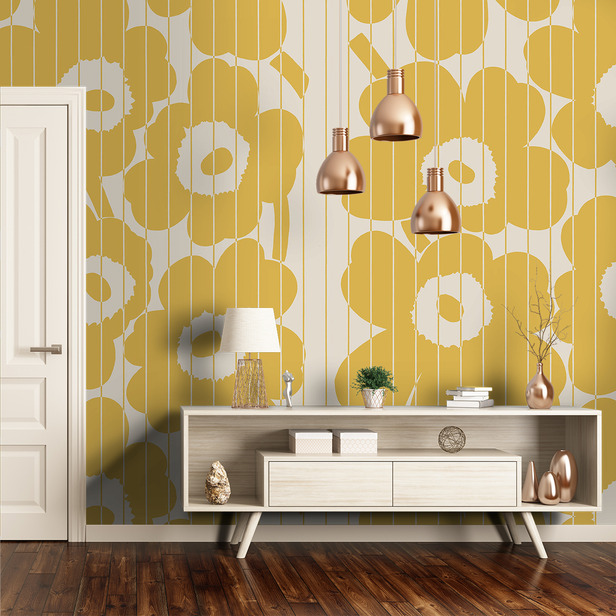 Vesi Unikko Panel - Marimekko