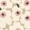 Carta da parati Unikko Marimekko Beige/Rose 259001