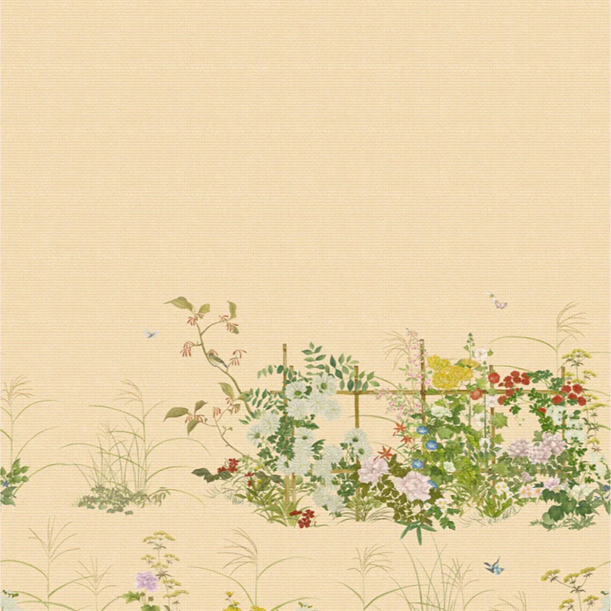 Scenic Flora Japanese Paperweave Panel - Cole and Son