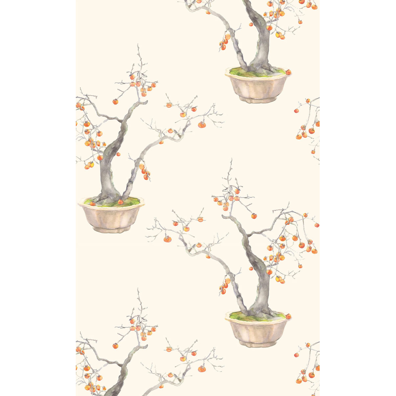 Kaki Persimmon Wallpaper Cole and Son