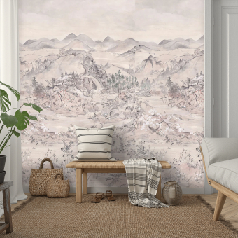 Japanese Chinoiserie Panel