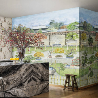 Bonsai Garden Panel