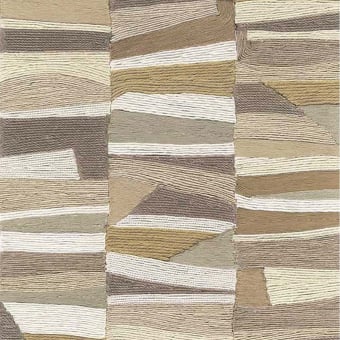 Papier peint Layered Geometry - Groovy