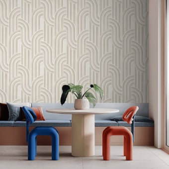 Papier peint Retro Arcs - Groovy