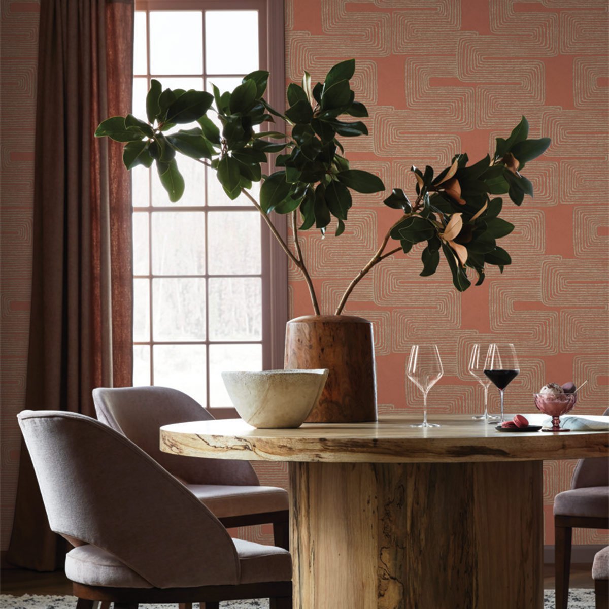 Nikki Chu Zulu Thread Wallpaper - York Wallcoverings