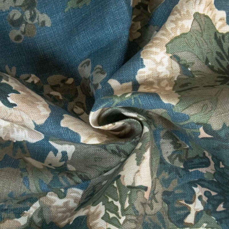Alcea Floral Fabric - Ralph Lauren