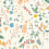 Papier peint Josepha Claire de Quénetain Multicolore /josepha